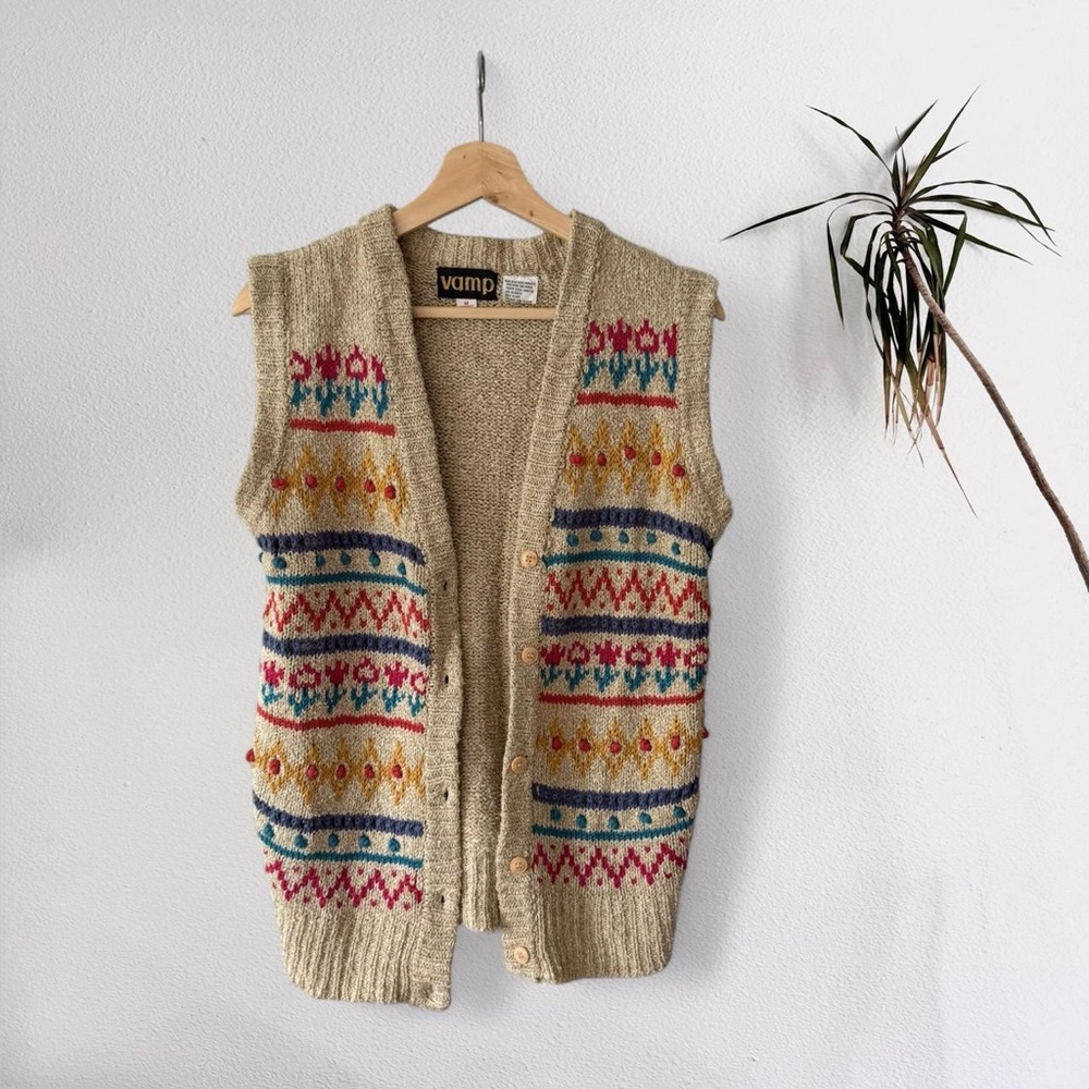 Vintage Knit Sweater Vest
